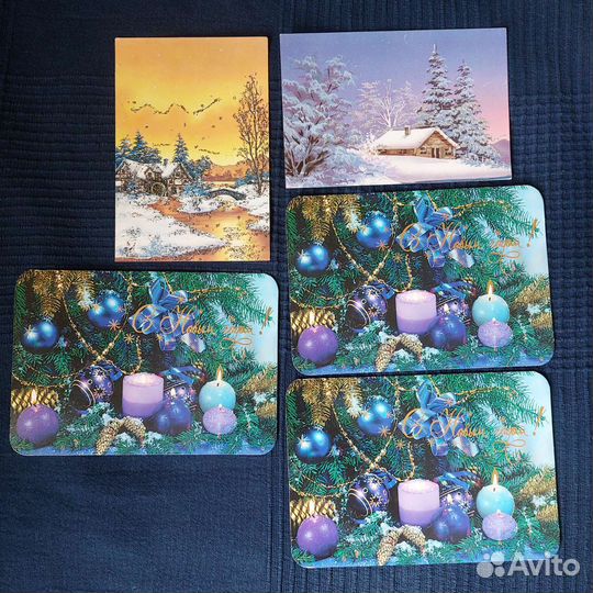 Новогодние открытки. СССР