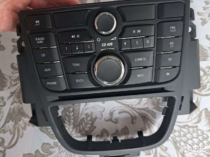 Блок управления магнитолой опель асtра J