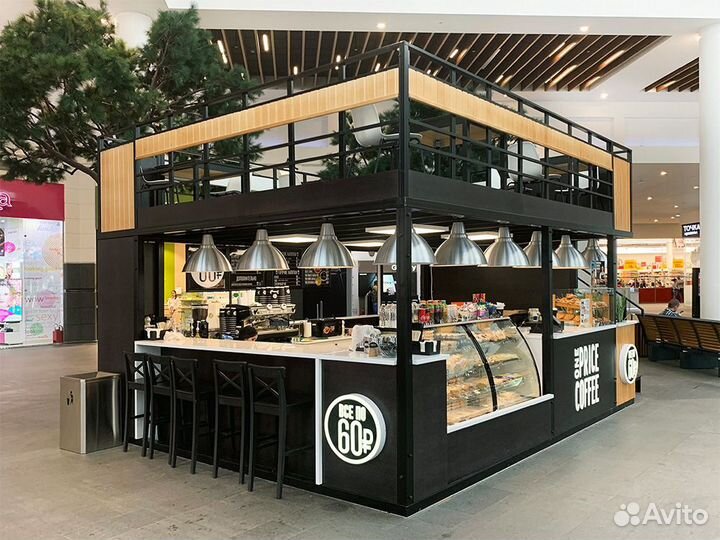 Островки кофе, Торговый остров в ТЦ, Стойка кофе