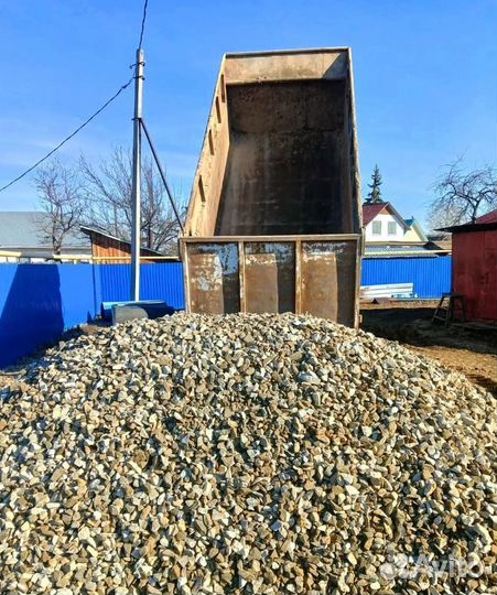 Щебень гравийный