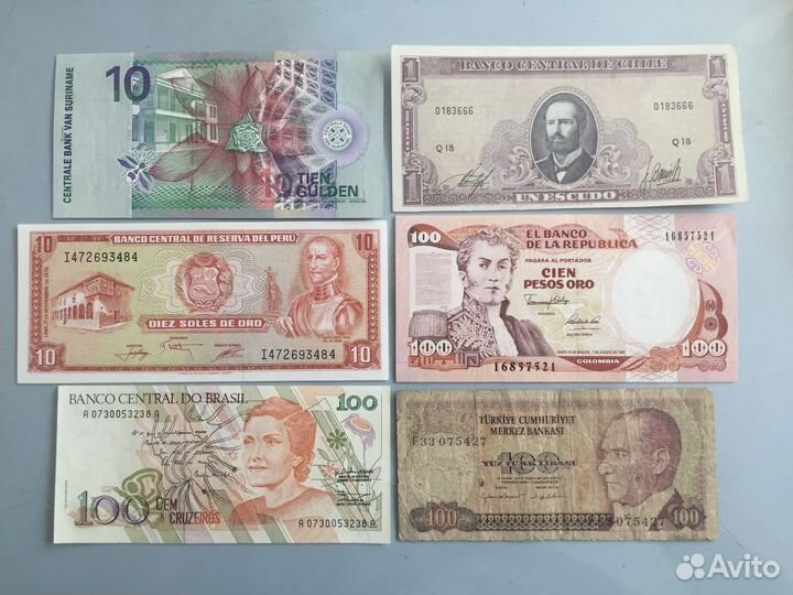 Банкноты стран мира