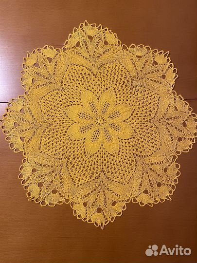 Вязаные салфетки