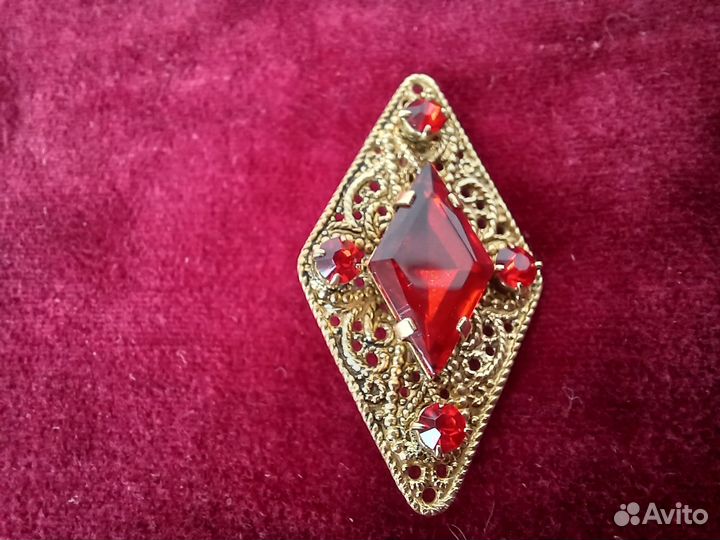 Красивая брошь, подарок на день рождения, СССР