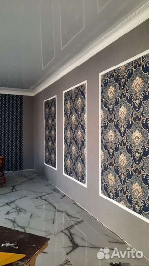 Поклейка обоев