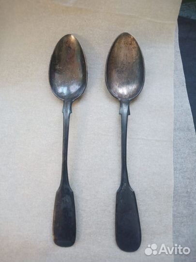 Ложка серебрение, XIX, начало XX века