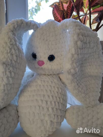 Мягкая игрушка заяц ручной работы