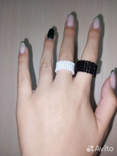 Кольца из бисера