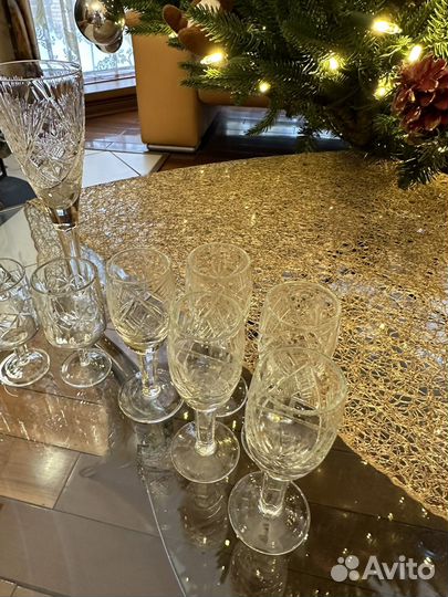 Хрустальные рюмки СССР