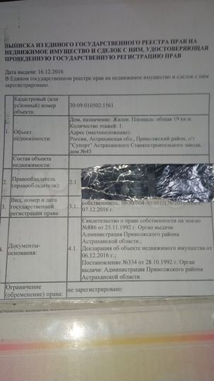 Дом 20 м² на участке 6,4 сот.