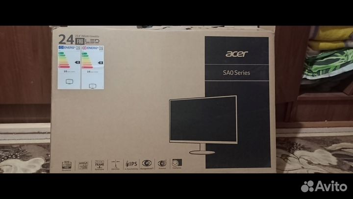 Монитор acer 24 дюйма 75гц