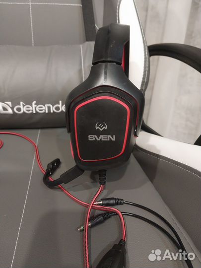 Игровые наушники с микрофоном