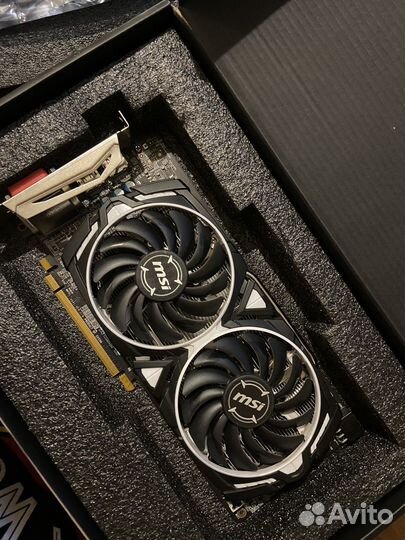 Видеокарта MSI AMD Radeon RX 580 armor 8G OC