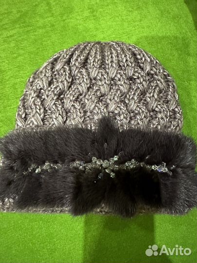 Шапка зимняя с норкой
