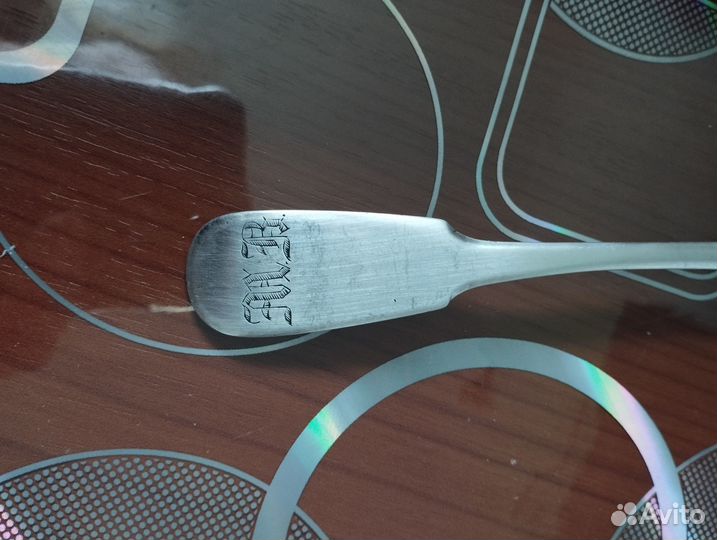 Царская серебряная столовая ложка (84 проба)