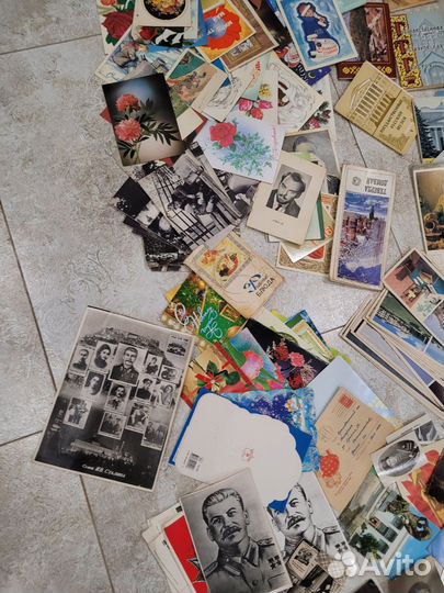 Старые открытки 7.1кг