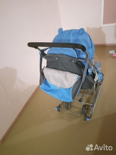 Детские санки коляска бу