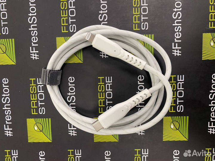 Кабель EnergEA C94 Type-C/Lightning 1,5м белый