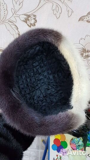 Шапка норковая женская