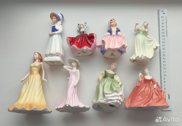 Английские статуэтки Coalport и Royal Doulton