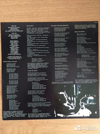 Виниловая пластинка Piter Gabriel