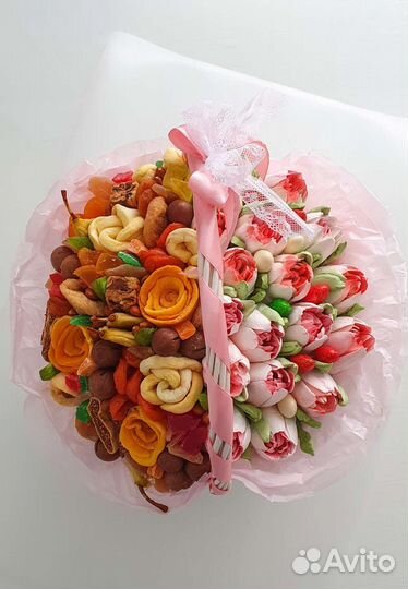 Съедобный букет, букет из сухофруктов