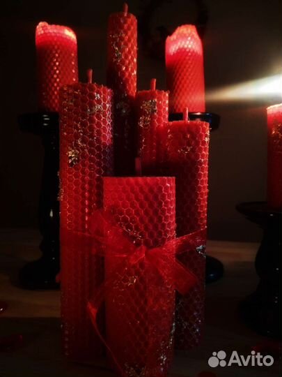 Свечи из вощины ручная работа