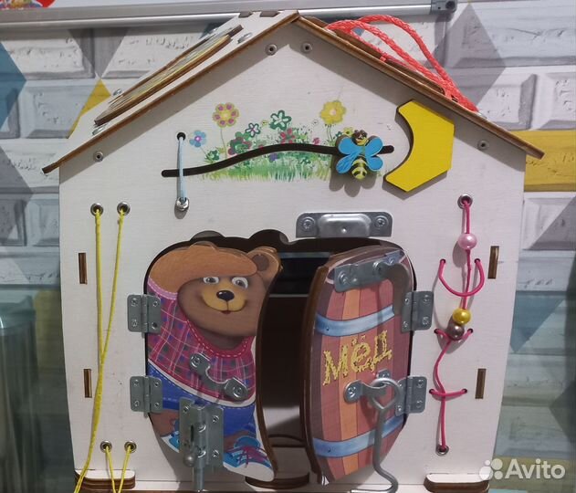 Бизиборд домик со светом