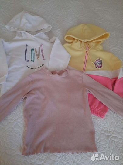 Вещи для девочки пакетом размер 110