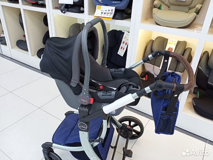 Коляска трансформер +автолюлька Farfello Aimile bl