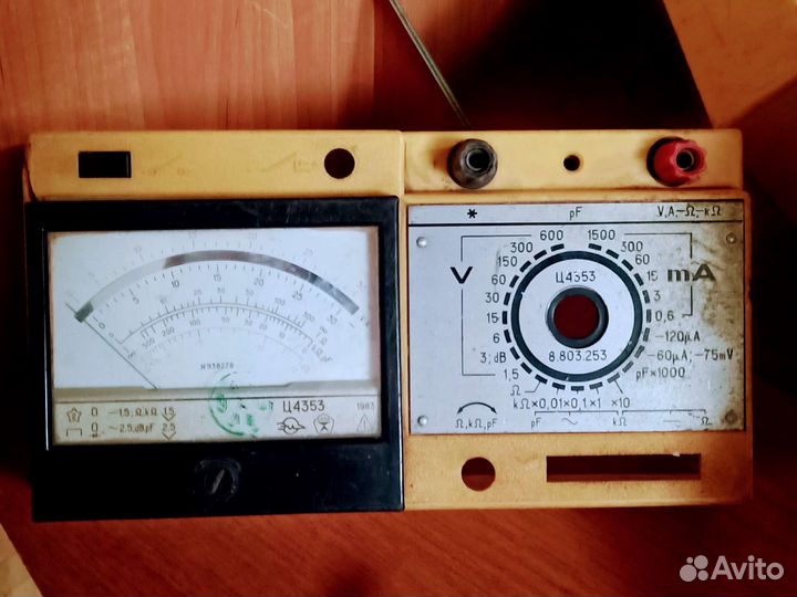 Ампервольтомметр 435, С 20, СССР