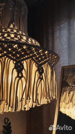 Абажур макраме