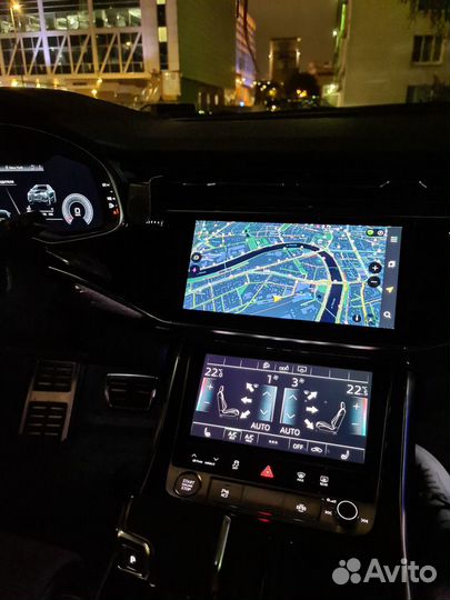 Android для Audi Q8 - youTube, yandex navi