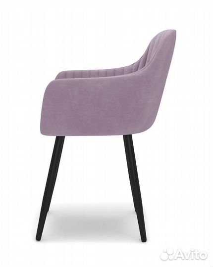 Стулья кухонные мягкие / Стул розовый велюровый