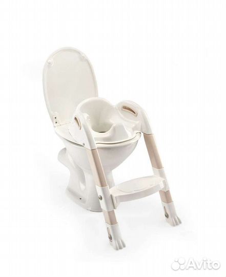 Детская насадка на унитаз со ступенькой Kiddyloo