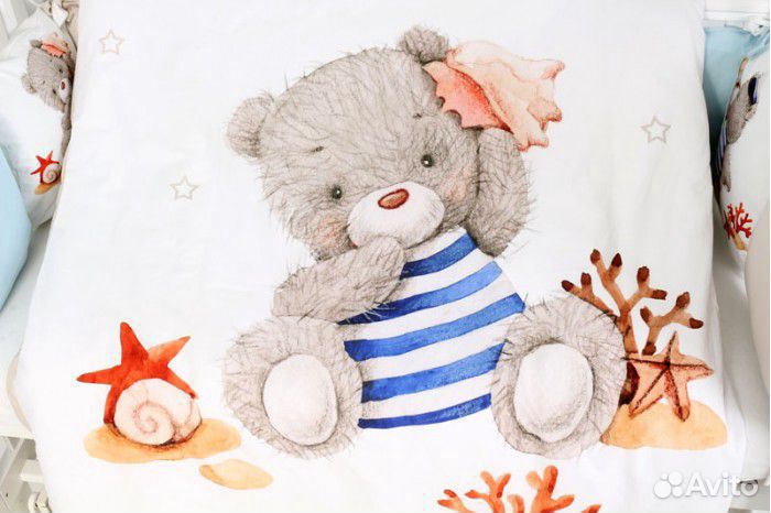 Комплект в кроватку Морской круиз