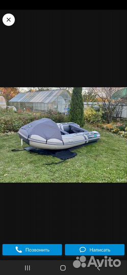 Моторная лодка Gladiator E380+мотор Hidea+эхолот