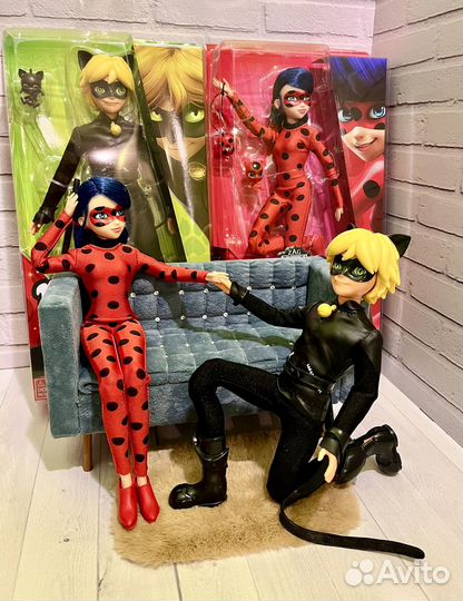 Леди Баг и Супер Кот /Оригинал за 2 шт/Квами Плагг