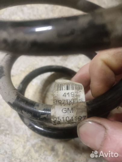 Пружина передняя opel mokka 4wd