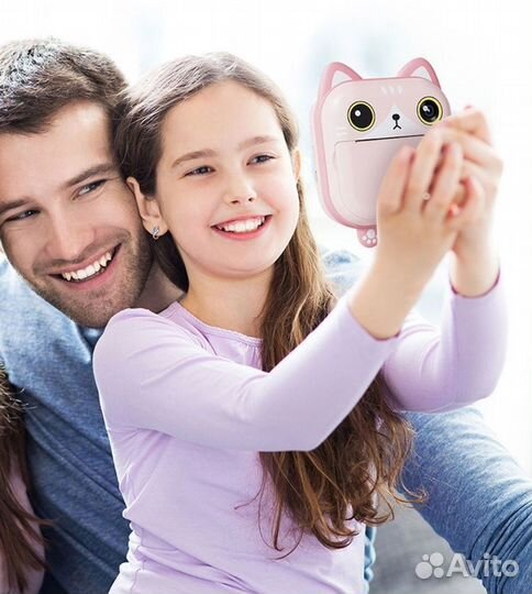 Детский фотоаппарат с моментальной печатью