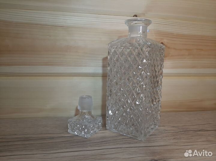 Графин (штоф) хрустальный и 6 стаканов