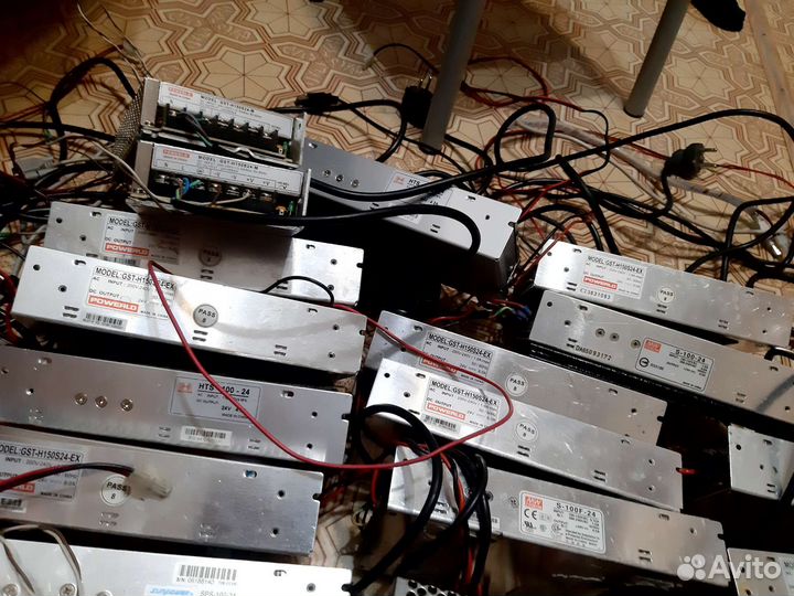 90 Блоков питания mean well S-100-24 (24 Вольт)