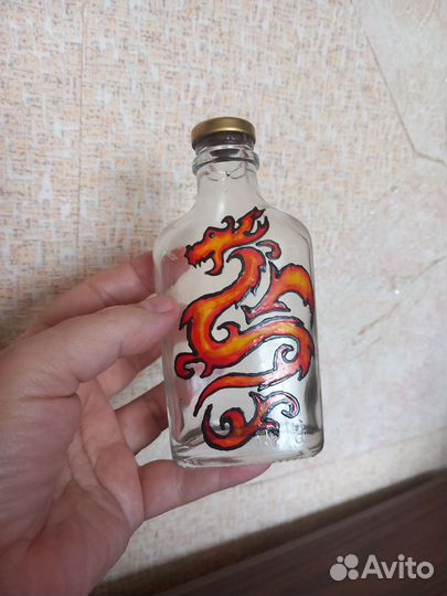 Мини бутылочка (100мл) Красный дракон