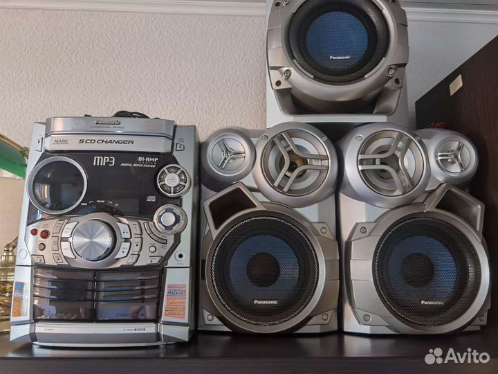 Cd stereo system panasonic sa-ak520