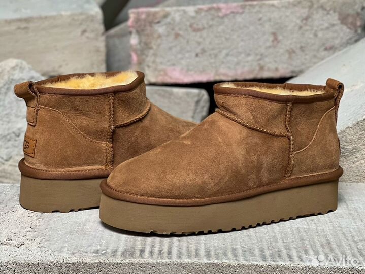 UGG Classic Ultra Mini Platform Chestnut