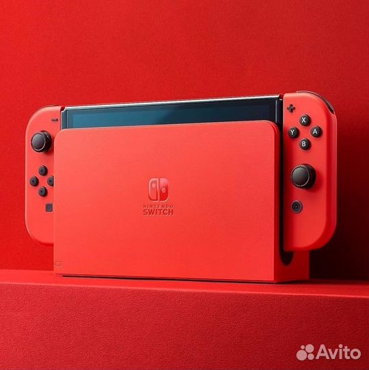 Nintendo switch oled прошита (чип / новая ) Red