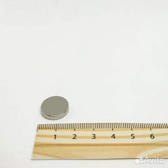 Неодимовый магнит 15х3 мм (диск)
