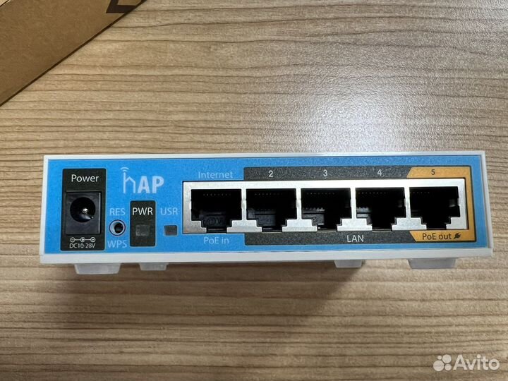 MikroTik hAP Wifi роутер PoE USB 2,4ггц