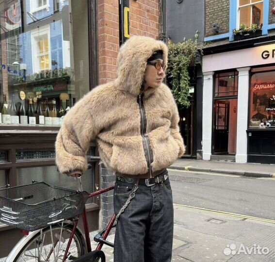 Бомбер двухсторонний alaska faux fur y2k