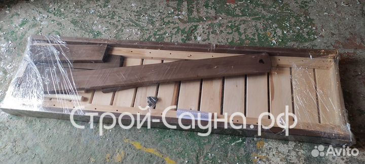 Лавка для бани липовая 1000х350х450