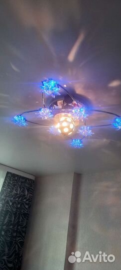 Люстра потолочная светодиодная с пультом